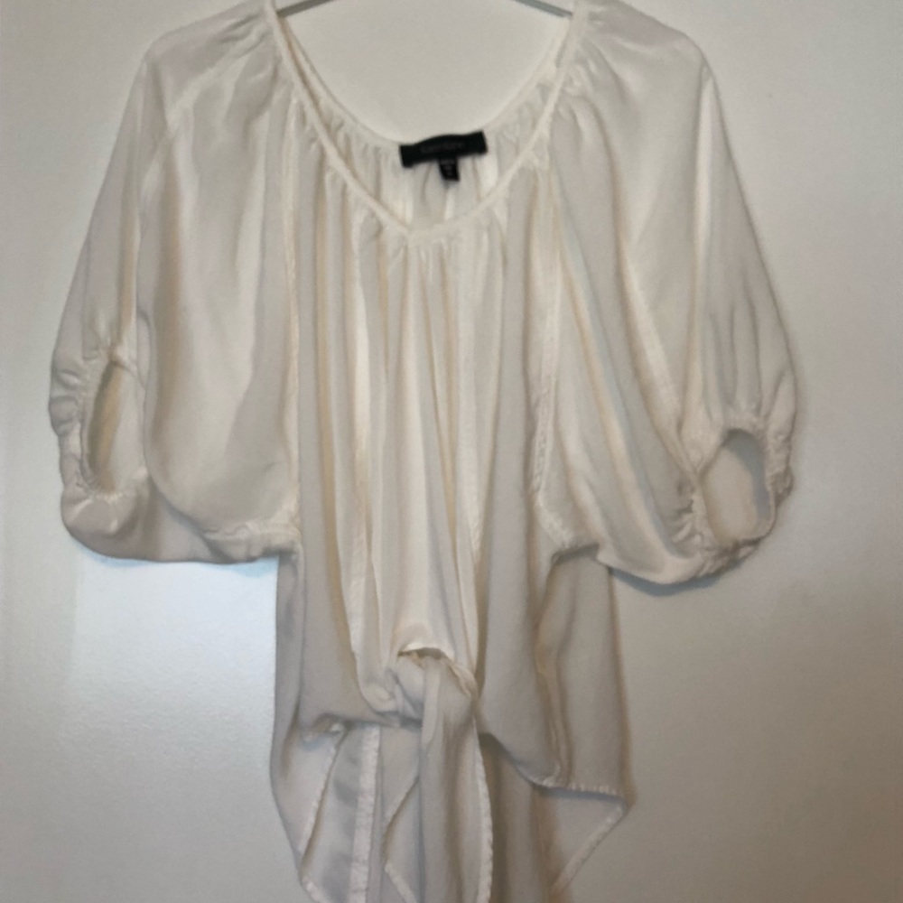 Karen Kane front tie blouse